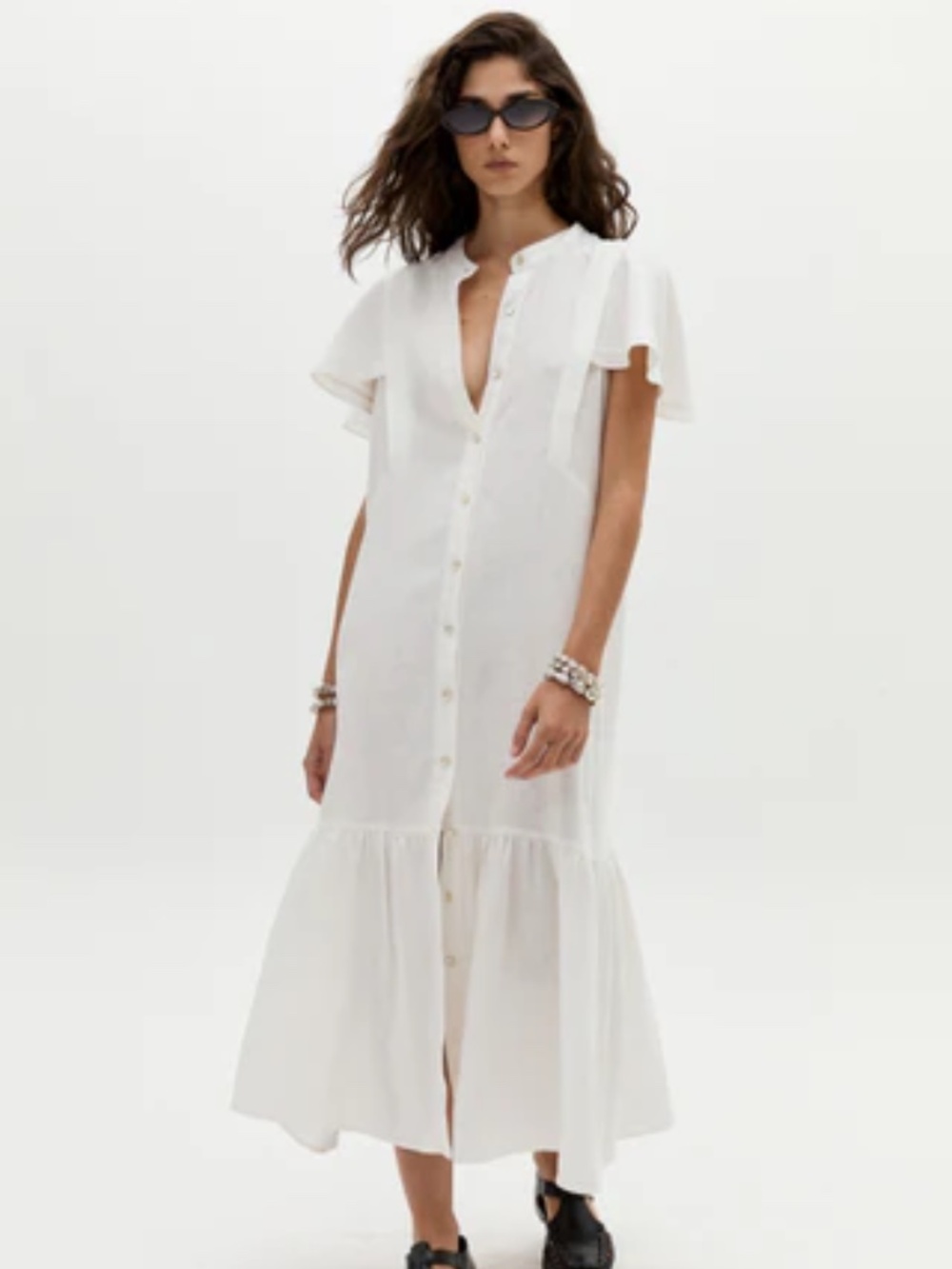 Lanhtrophy NTW Willow Linen Dress - Size Small - Picture 5 of 7